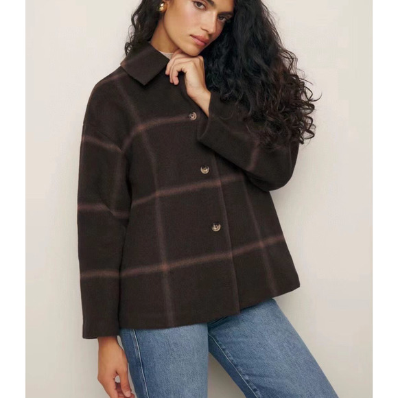 Reformation Rocky Oversized Shirt Jacket M - Picture 2 of 6